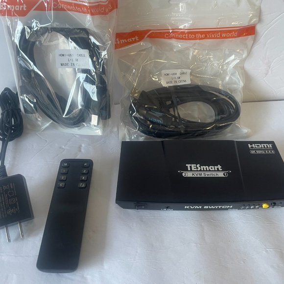 *New (Reg. $220)* TESmart 2x1 HDMI KVM Switch - Picture 3 of 10